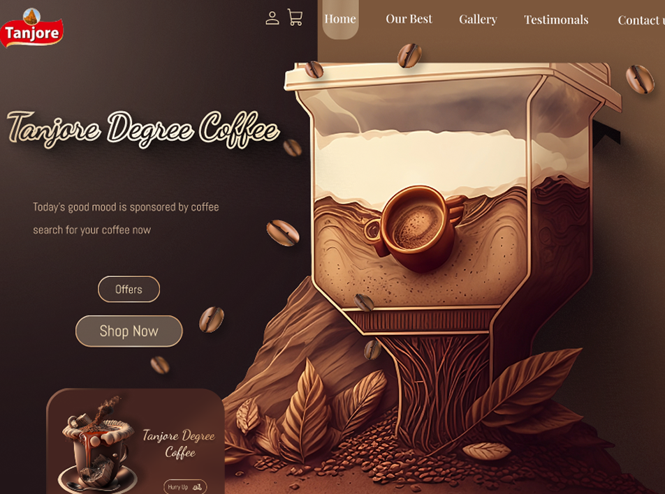 Tanjore Coffee Website